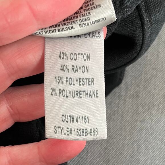 Citizens of Humanity Rocket Petite Mid Rise Skinny Black Stretch Denim Jeans 24W - Picture 12 of 14